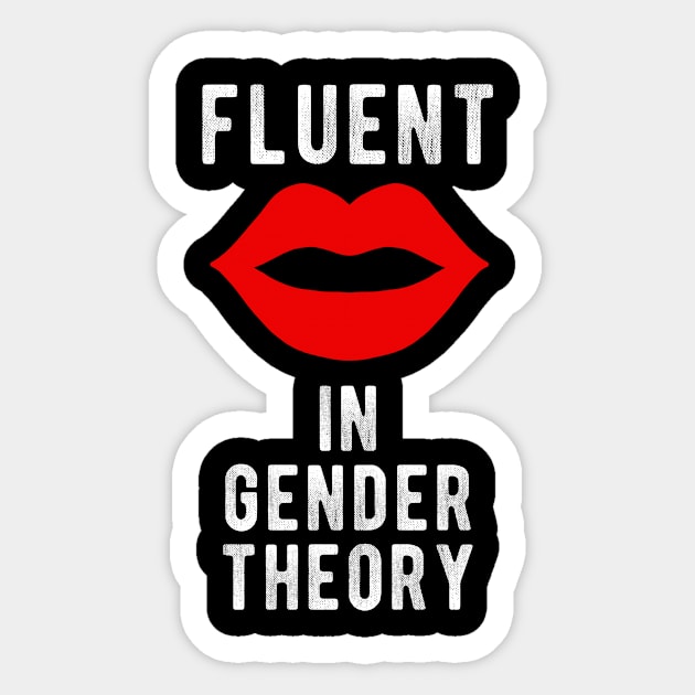 LGBT Woke Gender Theory Sticker by winwinshirt